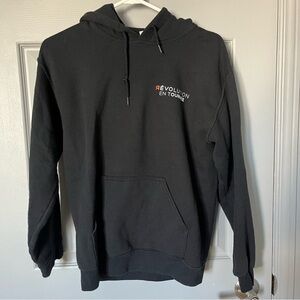 Black Hoodie with Revolution En Tour Logo Size Small